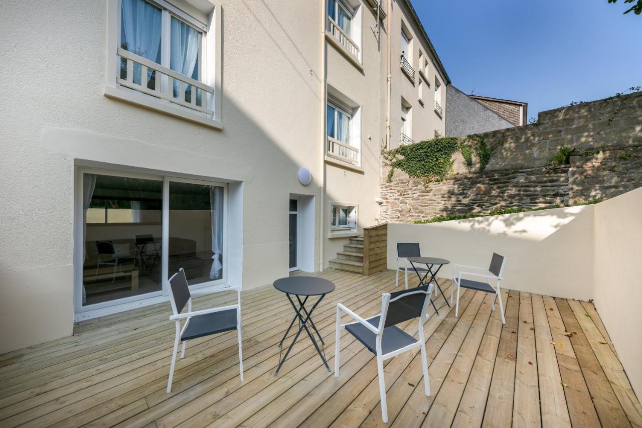 Le Belem : Chambre Spacieuse Avec Sdb Privative, Cuisine Et Salon Partages, Terrasse, Proche Facs Et Centre Brest Dış mekan fotoğraf